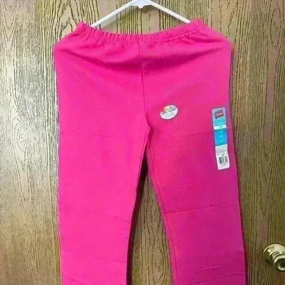 Hanes. open leg sweatpants, comfort blend
